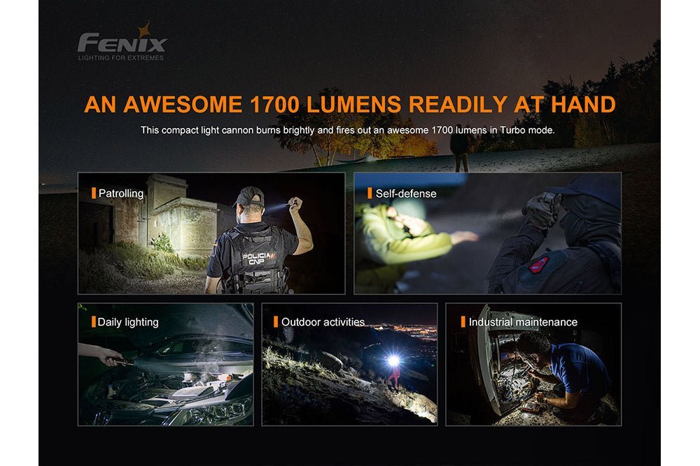 Fenix PD35 V3.0 Everyday Carry Flashlight - 1700 Lumens - Xtrusion Overland