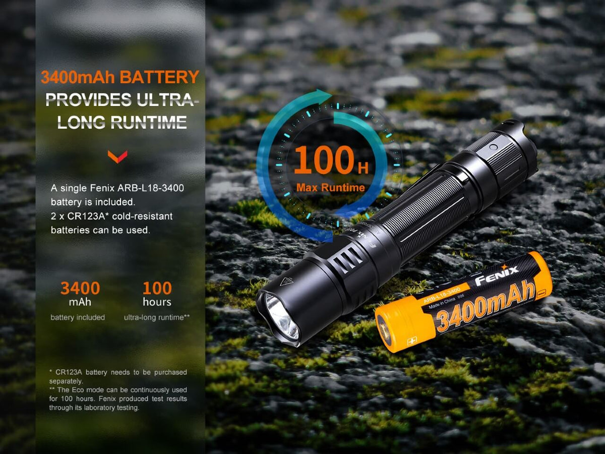 Fenix PD35R Compact Rechargeable Tactical Flashlight - Xtrusion Overland