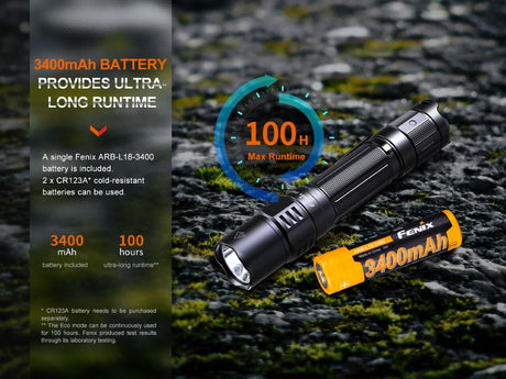 Fenix PD35R Compact Rechargeable Tactical Flashlight - Xtrusion Overland
