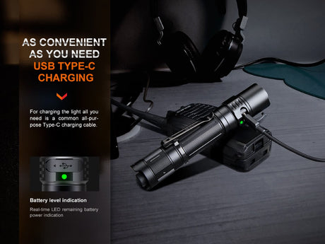 Fenix PD35R Compact Rechargeable Tactical Flashlight - Xtrusion Overland