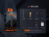 Fenix PD35R Compact Rechargeable Tactical Flashlight - Xtrusion Overland