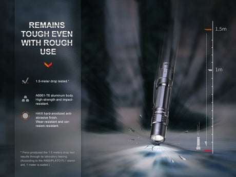 Fenix PD35R Compact Rechargeable Tactical Flashlight - Xtrusion Overland