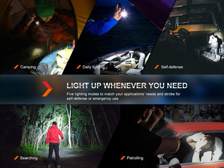 Fenix PD35R Compact Rechargeable Tactical Flashlight - Xtrusion Overland
