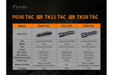 Fenix PD36 TAC Tactical Flashlight - 3000 Lumens - Xtrusion Overland
