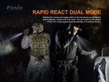 Fenix PD36 TAC Tactical Flashlight - 3000 Lumens - Xtrusion Overland