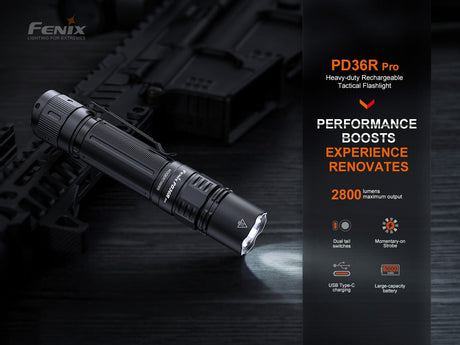 Fenix PD36R Pro 2800 Lumen Flashlight - Xtrusion Overland