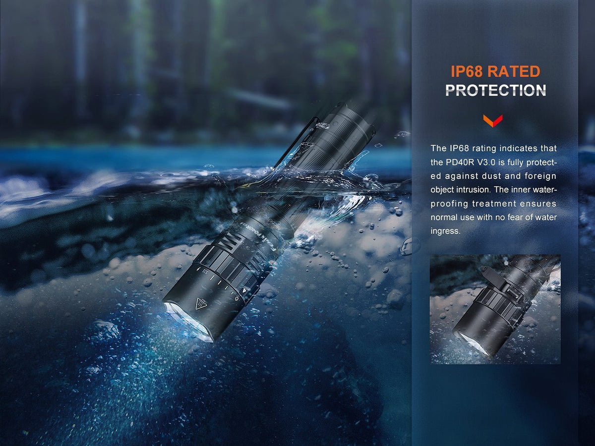 Fenix PD40R V3 Rechargeable Flashlight - Xtrusion Overland