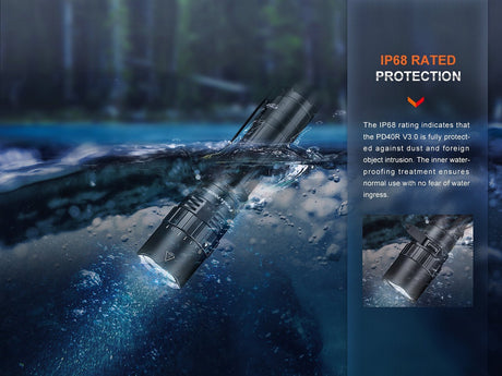 Fenix PD40R V3 Rechargeable Flashlight - Xtrusion Overland