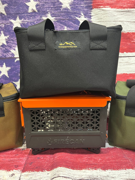 FIRECAN PORTABLE FIRE PIT Carry Bag - IGNIK - Lava Box - Xtrusion Overland
