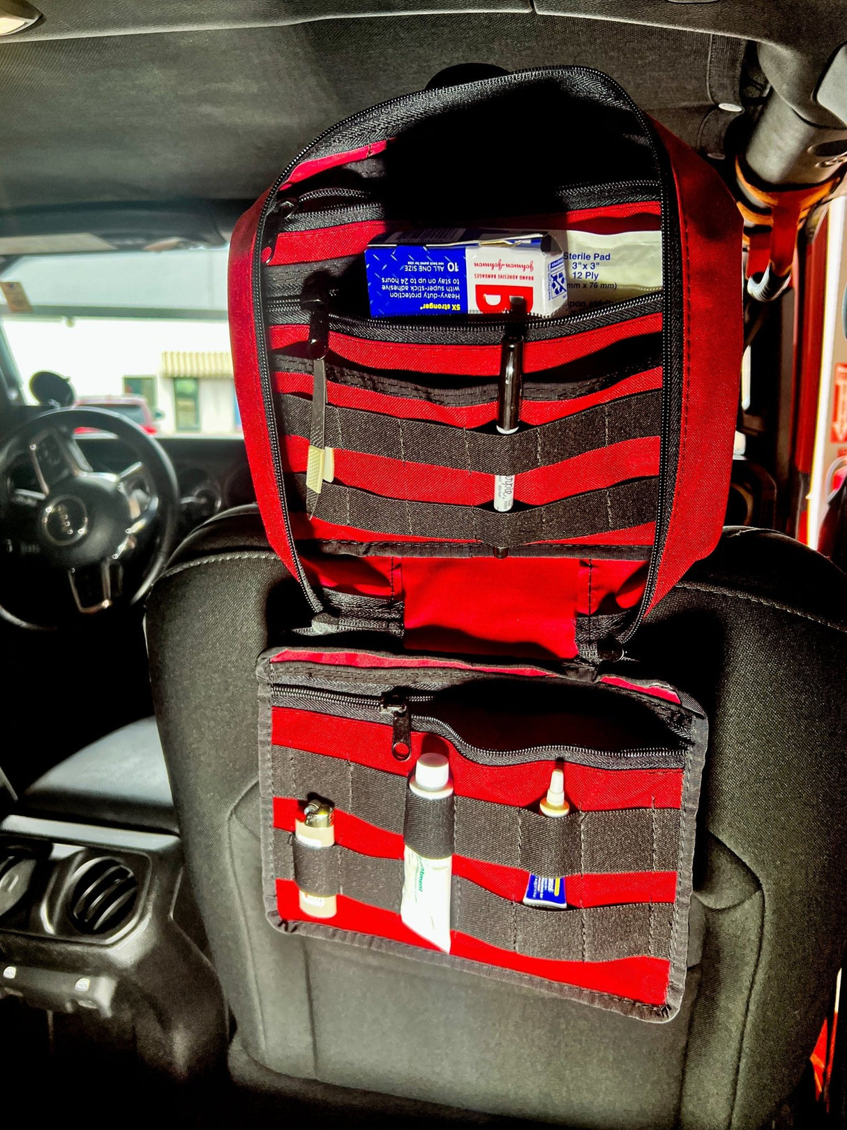 First Aid Kit Headrest Pouch - IFAK - Xtrusion Overland