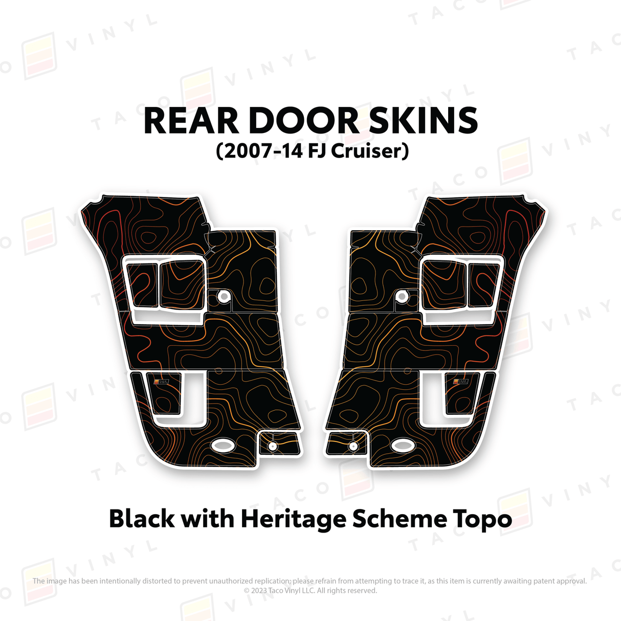 FJ Cruiser Door Skins - Xtrusion Overland
