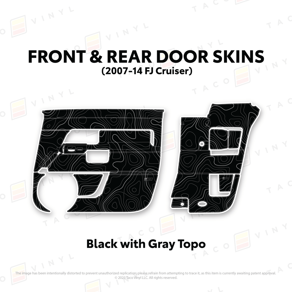 FJ Cruiser Door Skins - Xtrusion Overland