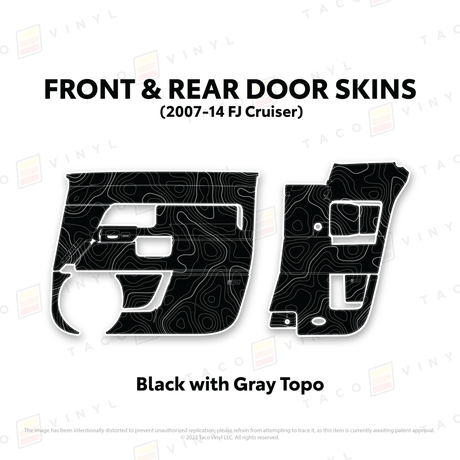 FJ Cruiser Door Skins - Xtrusion Overland