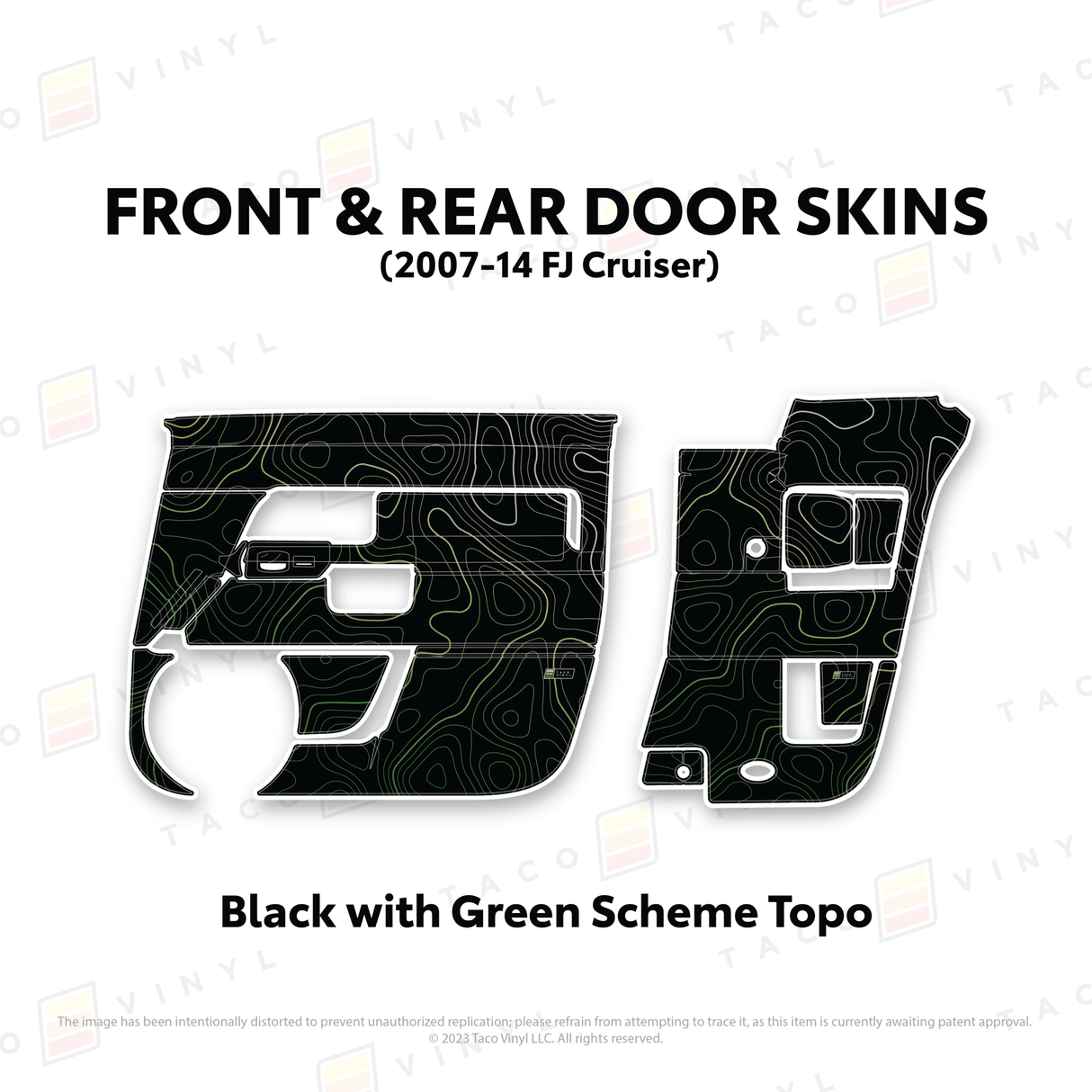 FJ Cruiser Door Skins - Xtrusion Overland