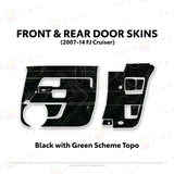 FJ Cruiser Door Skins - Xtrusion Overland