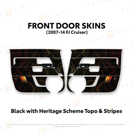FJ Cruiser Door Skins - Xtrusion Overland
