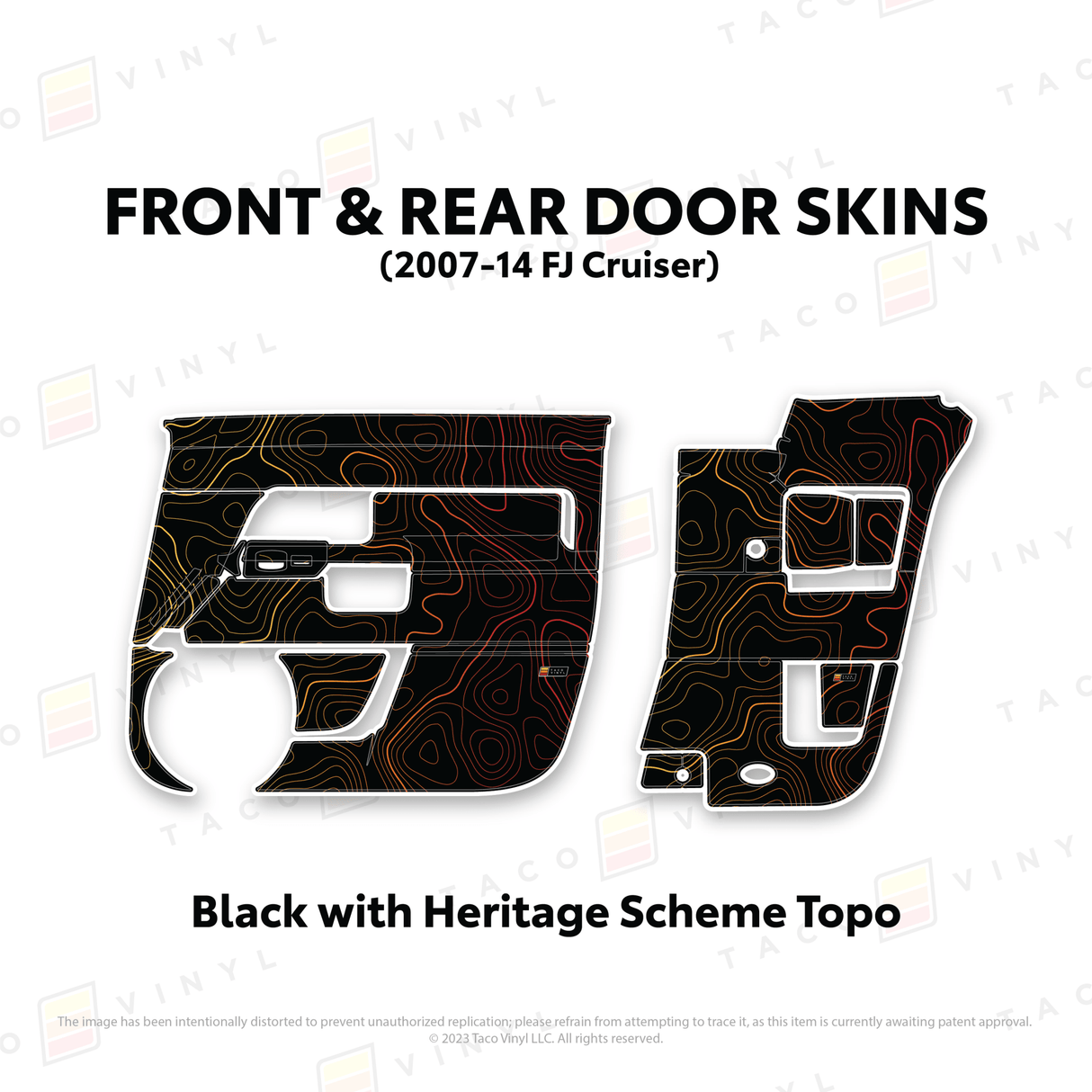 FJ Cruiser Door Skins - Xtrusion Overland