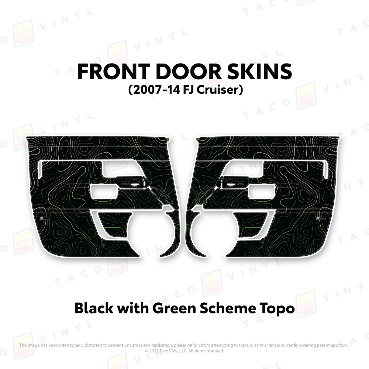 FJ Cruiser Door Skins - Xtrusion Overland