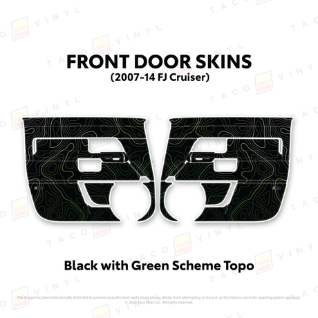 FJ Cruiser Door Skins - Xtrusion Overland