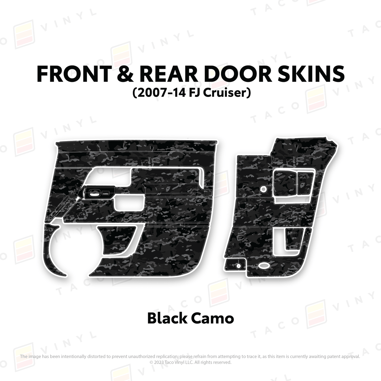 FJ Cruiser Door Skins - Xtrusion Overland