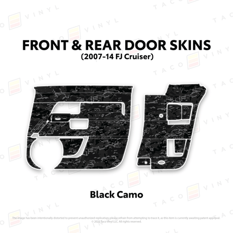 FJ Cruiser Door Skins - Xtrusion Overland