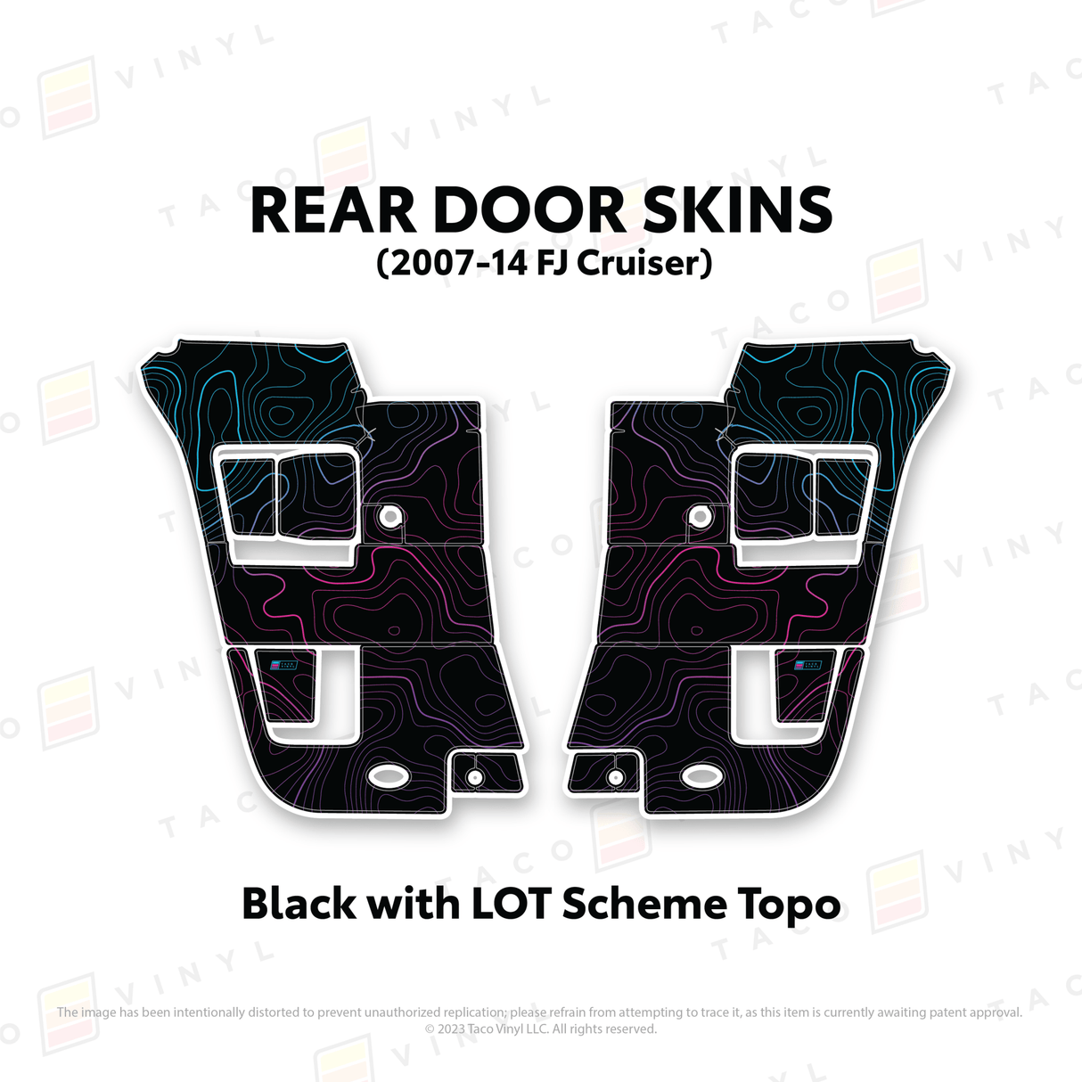 FJ Cruiser Door Skins - Xtrusion Overland