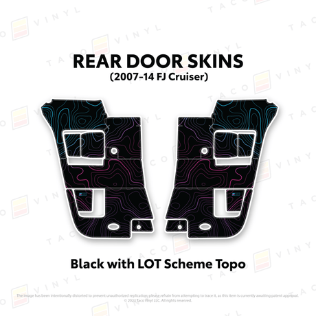 FJ Cruiser Door Skins - Xtrusion Overland
