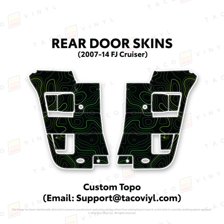 FJ Cruiser Door Skins - Xtrusion Overland