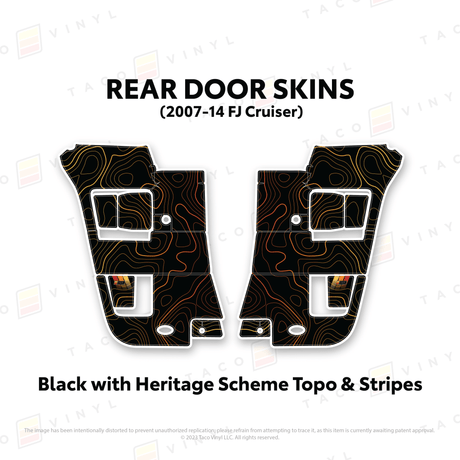 FJ Cruiser Door Skins - Xtrusion Overland