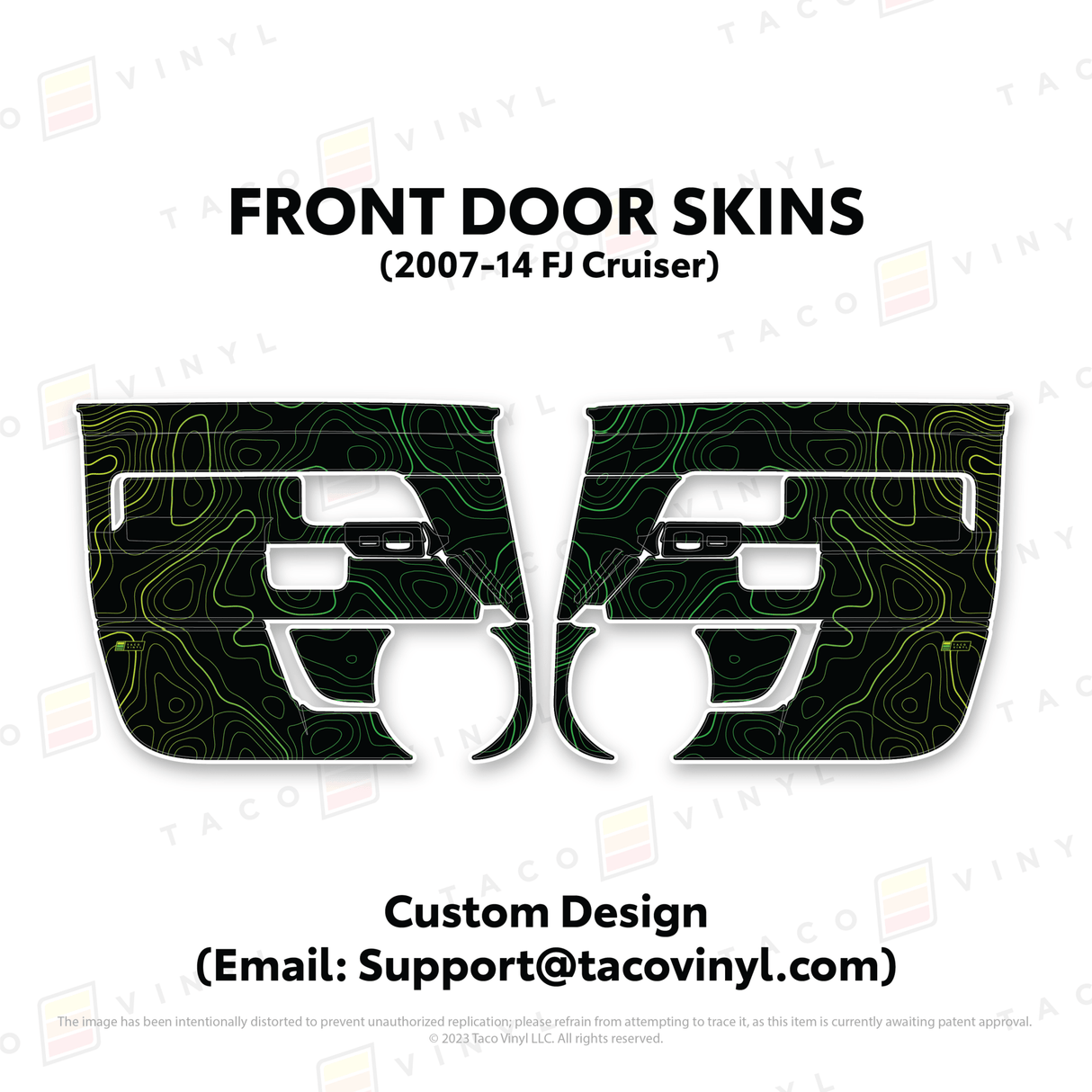 FJ Cruiser Door Skins - Xtrusion Overland