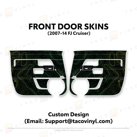 FJ Cruiser Door Skins - Xtrusion Overland