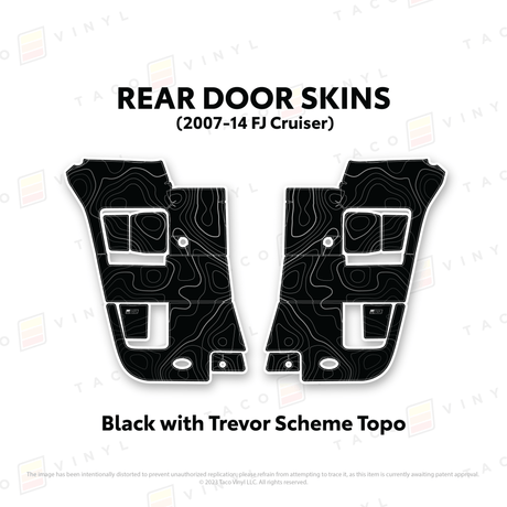 FJ Cruiser Door Skins - Xtrusion Overland