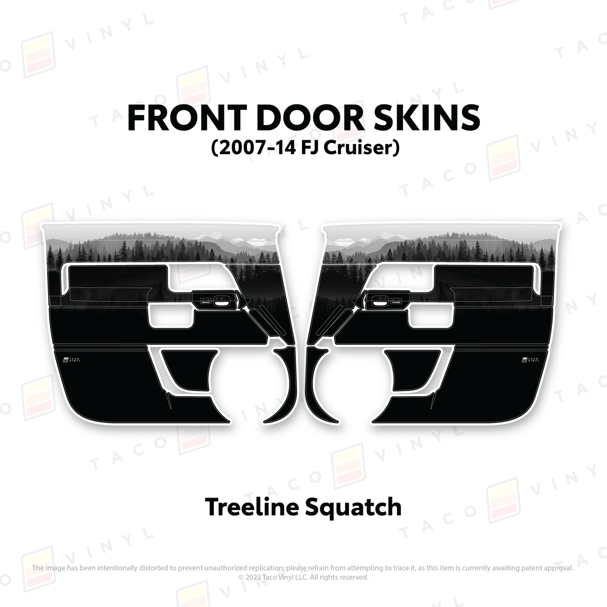 FJ Cruiser Door Skins - Xtrusion Overland
