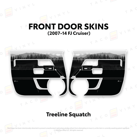 FJ Cruiser Door Skins - Xtrusion Overland