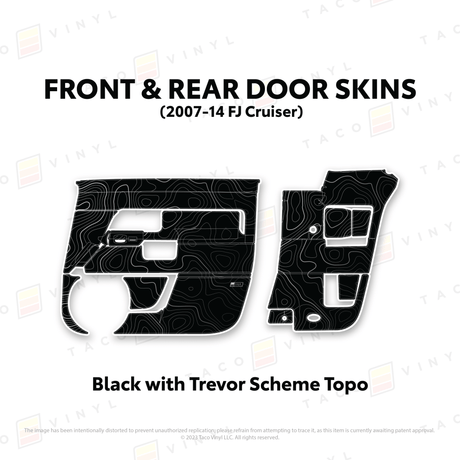 FJ Cruiser Door Skins - Xtrusion Overland