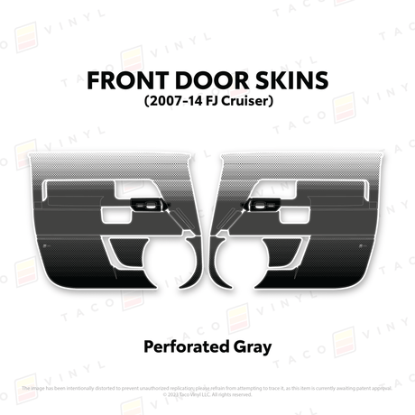 FJ Cruiser Door Skins - Xtrusion Overland