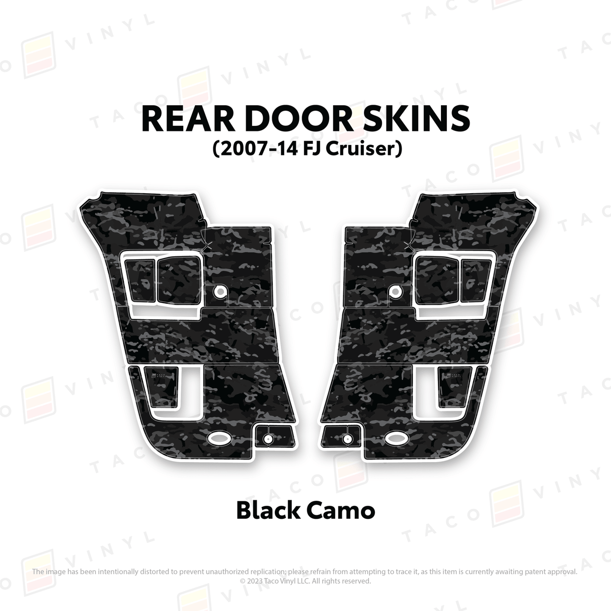 FJ Cruiser Door Skins - Xtrusion Overland