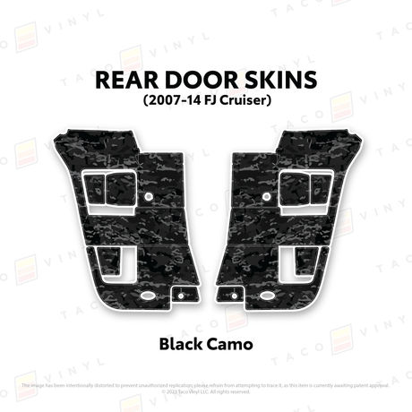 FJ Cruiser Door Skins - Xtrusion Overland
