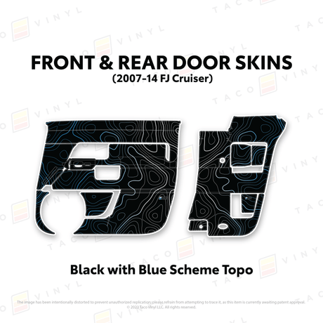 FJ Cruiser Door Skins - Xtrusion Overland