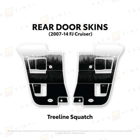 FJ Cruiser Door Skins - Xtrusion Overland