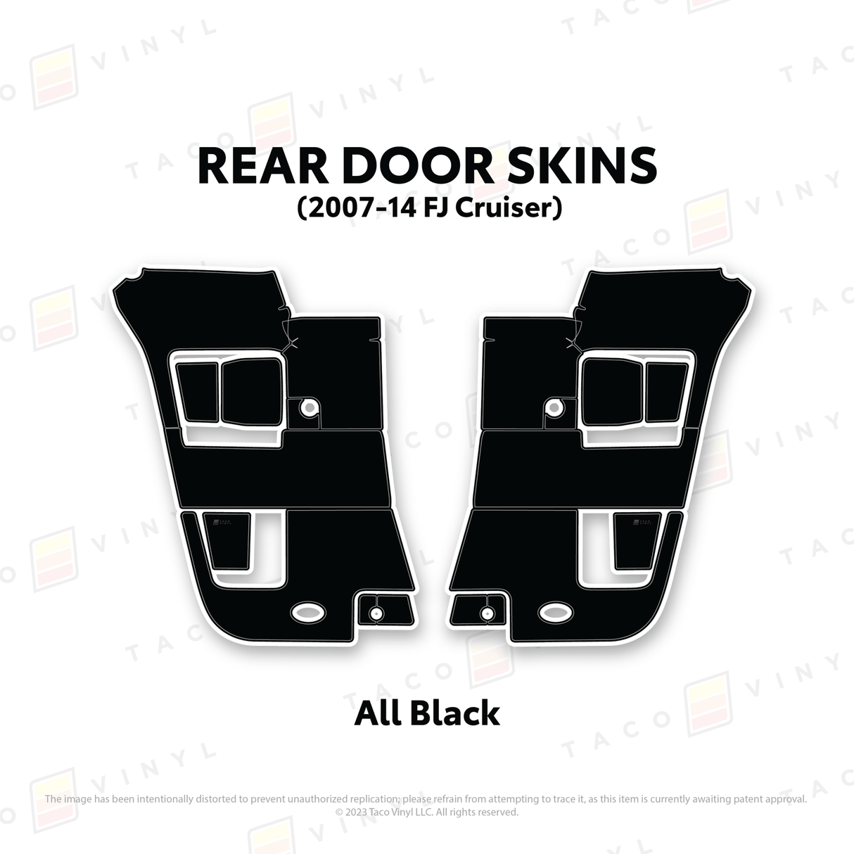 FJ Cruiser Door Skins - Xtrusion Overland