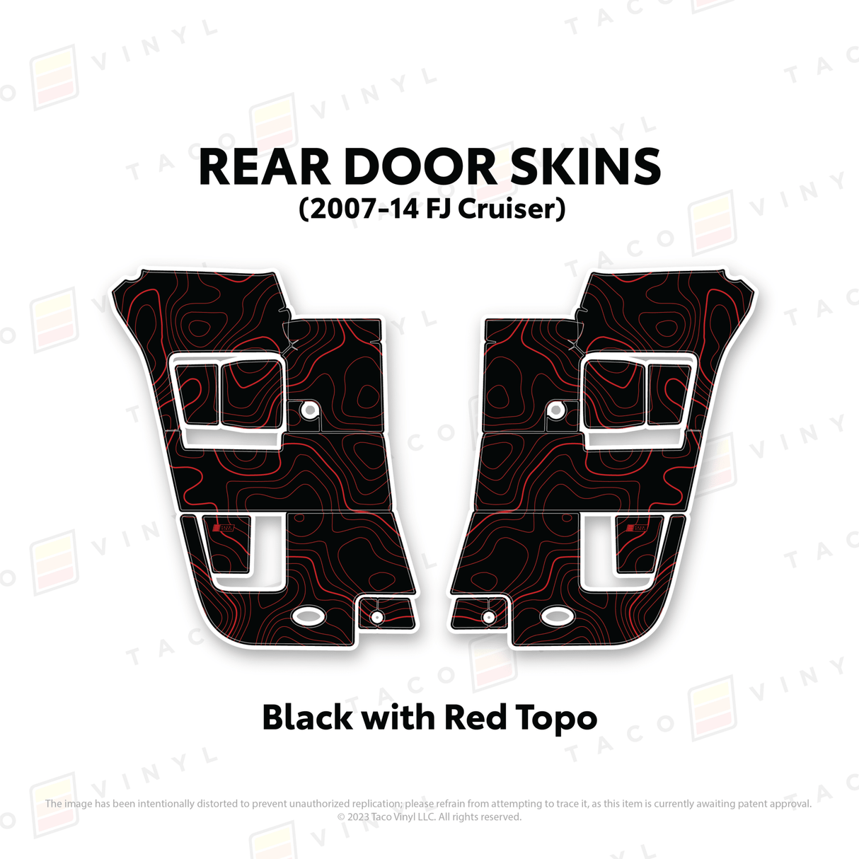 FJ Cruiser Door Skins - Xtrusion Overland
