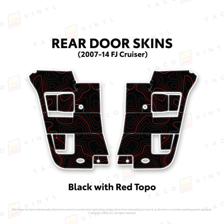 FJ Cruiser Door Skins - Xtrusion Overland