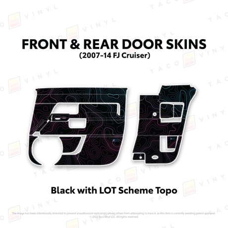 FJ Cruiser Door Skins - Xtrusion Overland