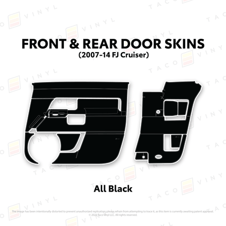FJ Cruiser Door Skins - Xtrusion Overland