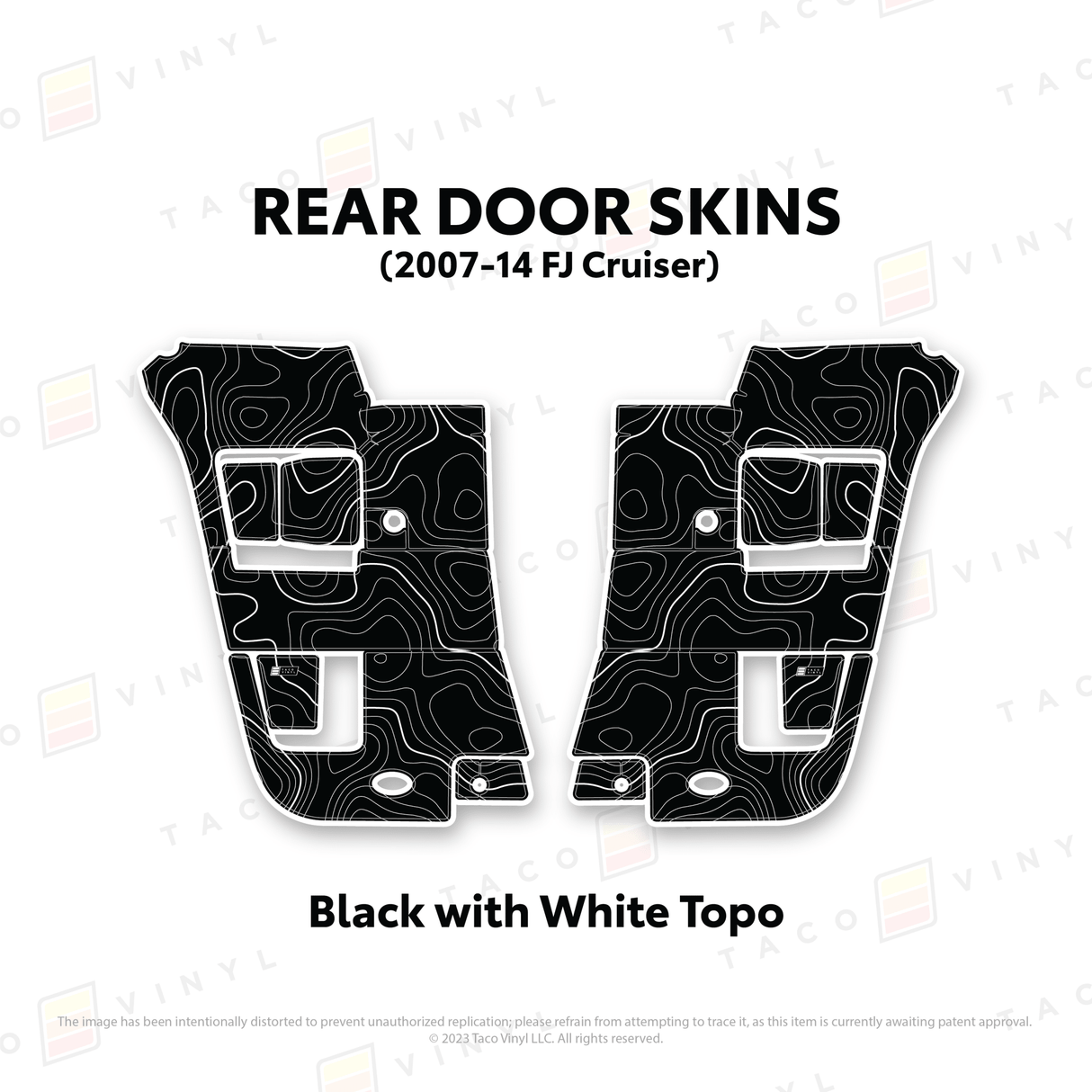 FJ Cruiser Door Skins - Xtrusion Overland