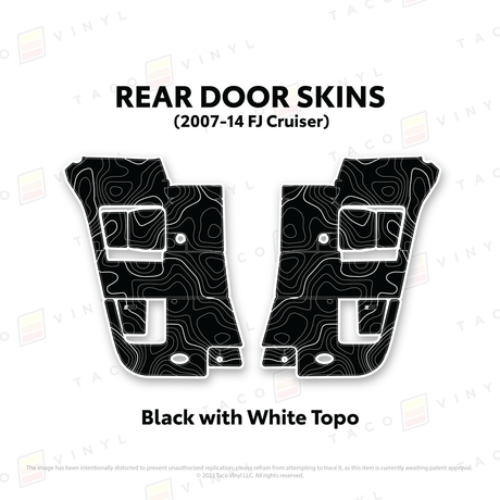 FJ Cruiser Door Skins - Xtrusion Overland