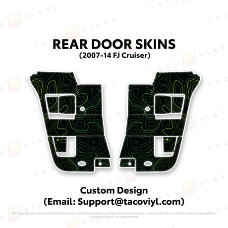 FJ Cruiser Door Skins - Xtrusion Overland