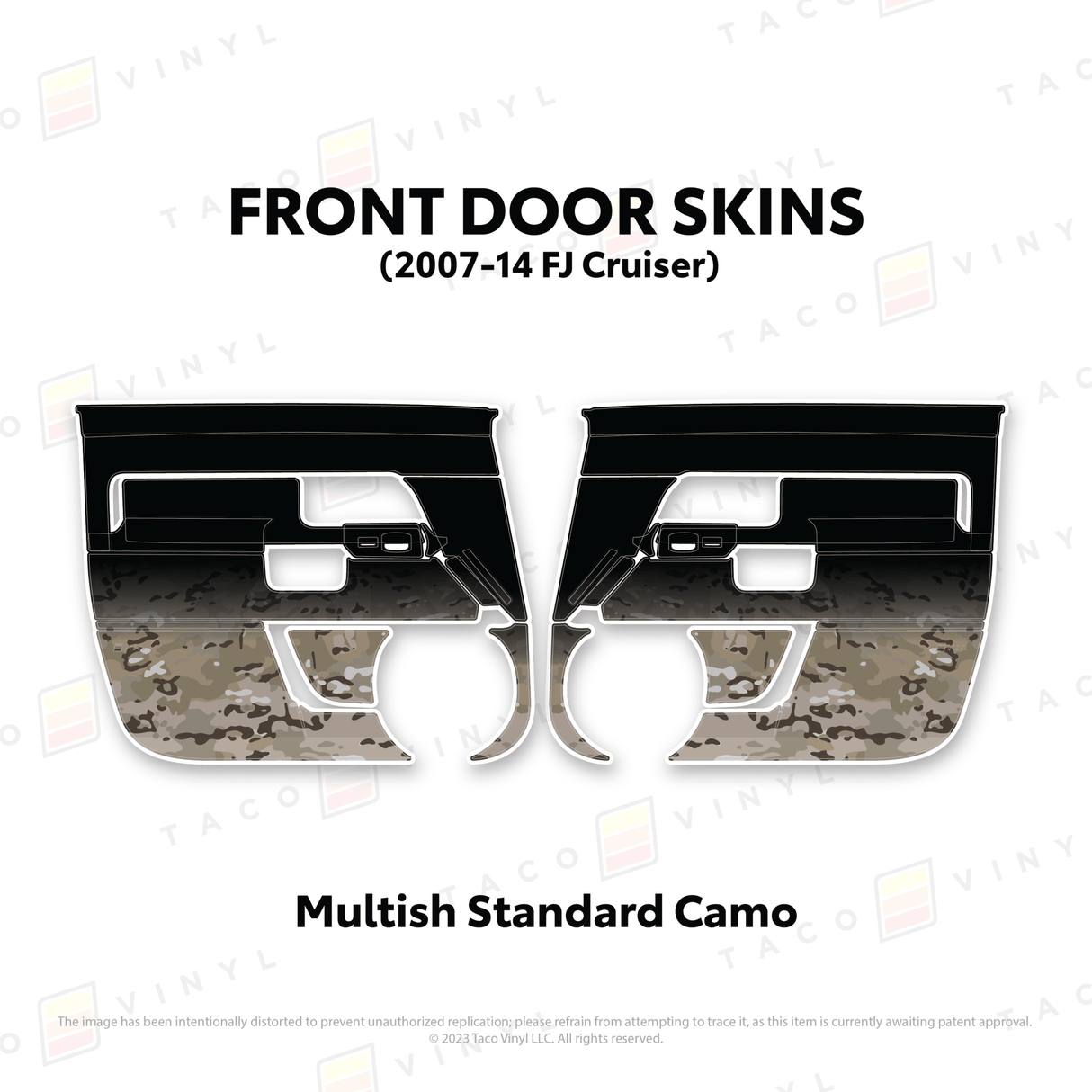FJ Cruiser Door Skins - Xtrusion Overland