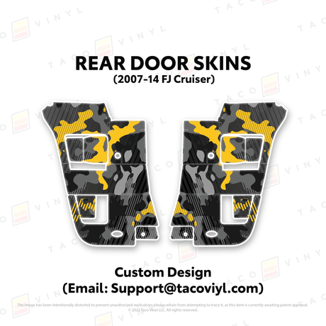 FJ Cruiser Door Skins - Xtrusion Overland